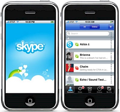 Skype joins the fray to become coolest app